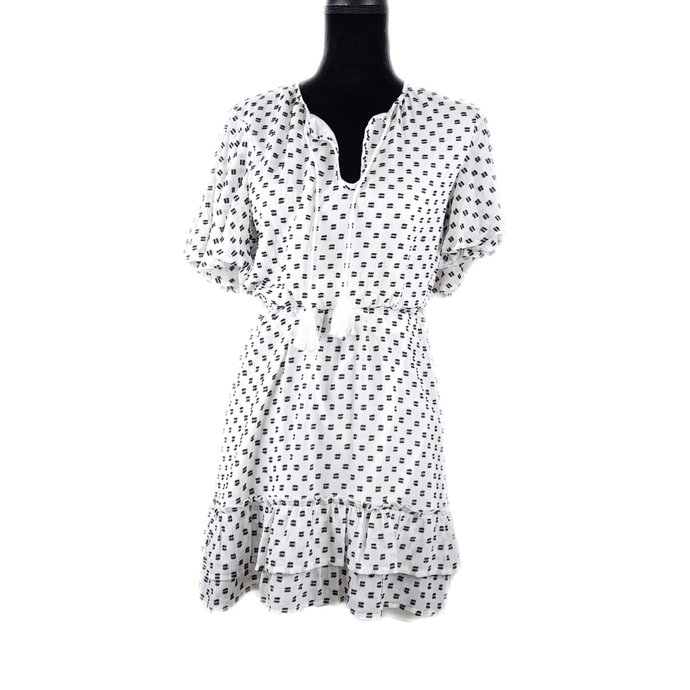 NWT JACK by BB Dakota $78 Wmns XS Black & White We-Dot-You Dress  - Picture 2 of 9